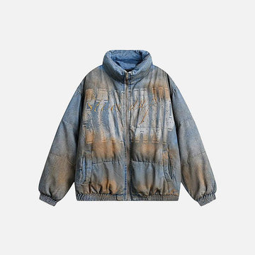 Vintage Washed Dye Denim Jacket