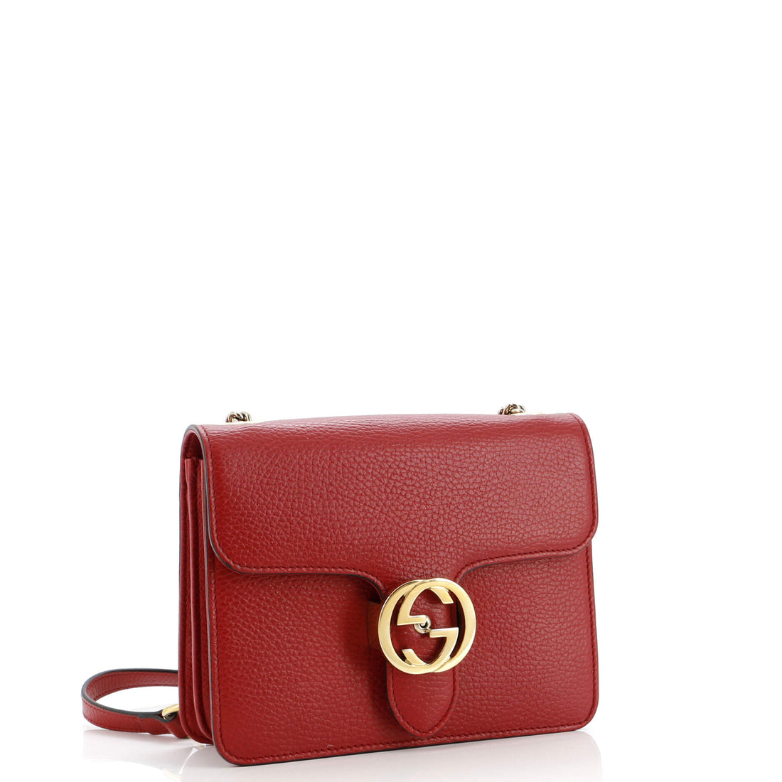 Interlocking Shoulder Bag Leather Small