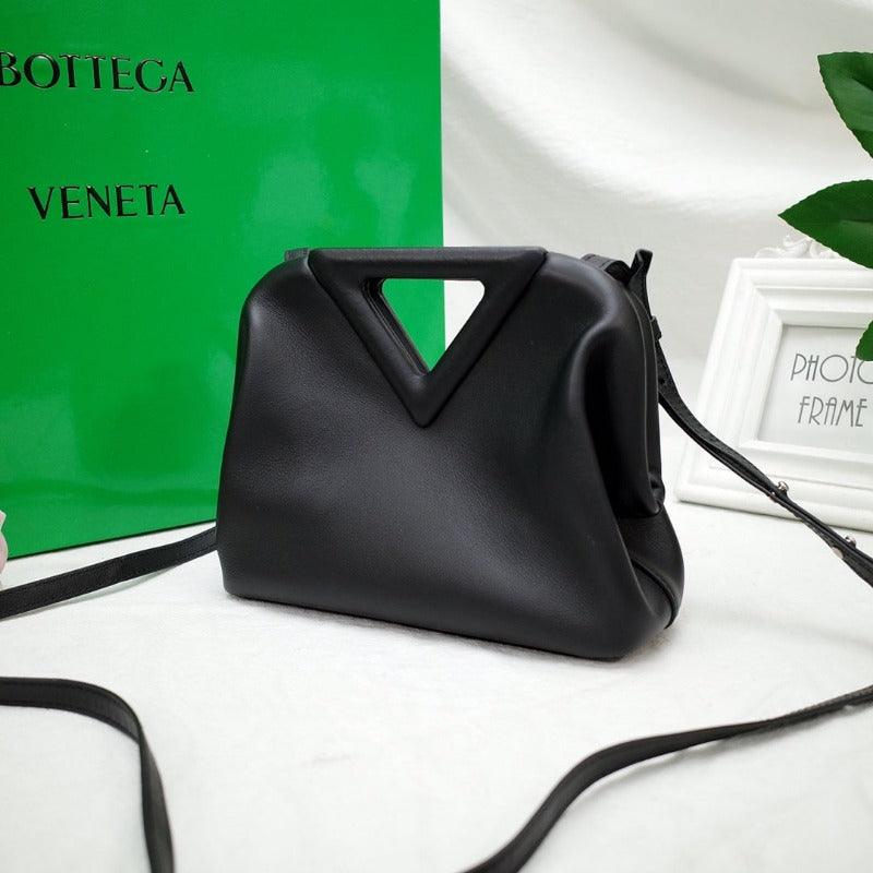 Makersluxe - Triangle  Shoulder Bag Black