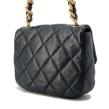 CHANEL Flap Bag BlackAS3205 Lambskin Size Mini