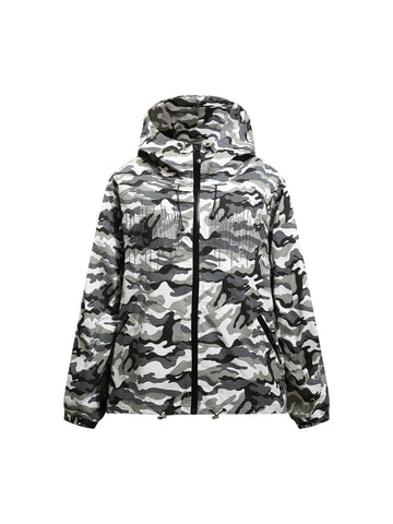 Makersluxe Hip-hop Snow Camouflage Embroidery Jacket