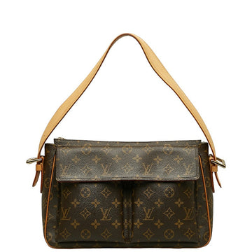 Louis Vuitton Monogram M51163 Shoulder Bag PVC/Leather Brown