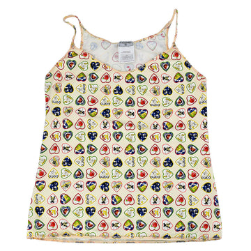 Chanel 2006 spring Valentine heart-print cami top #38