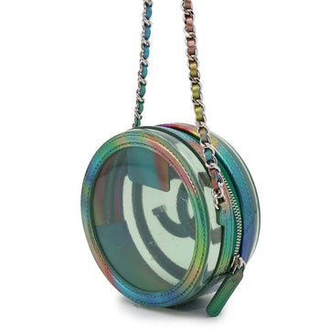 CHANEL CCFiligree PlasticsxLeather ChainShoulder Bag MulticolorAP0365 Plastics PVC