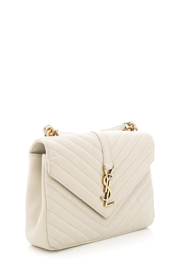 Saint Laurent Cream College Handbag