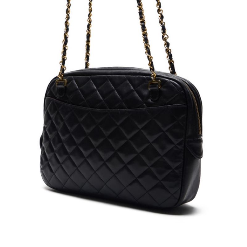 CHANEL Matrasse Double Chain Shoulder Black  Shoulder Bag Mini Shoulder Bag  Bag Hybrid  Ship