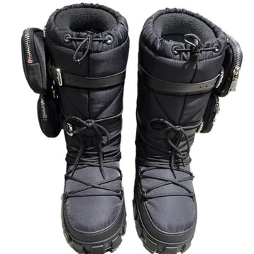 Women Snow Boots Waterproof Non-slip Designer Female Ankle Boots Platform Keep Warm Fur Ladies Winter Shoes