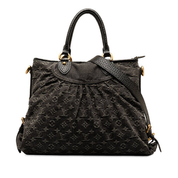 Black Louis Vuitton Monogram Denim Neo Cabby GM Satchel