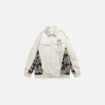 Patchwork Pop Tetris Jacket