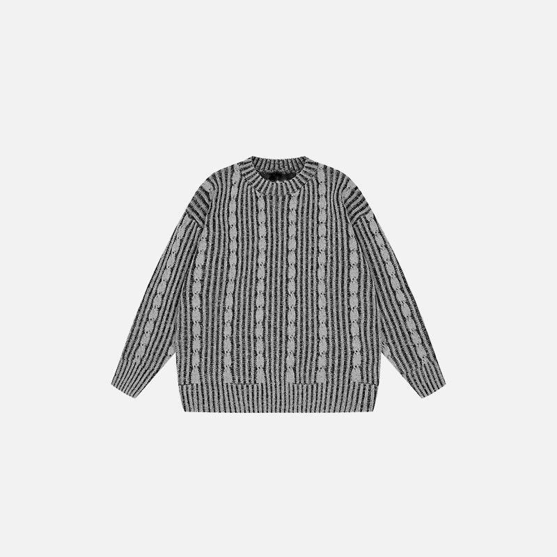 Vintage Stripes Loose Sweater