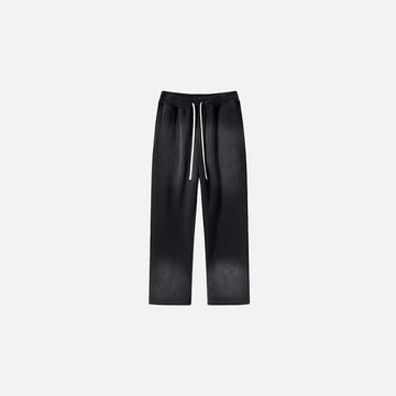 Elastic Waist Washed Sweatpants