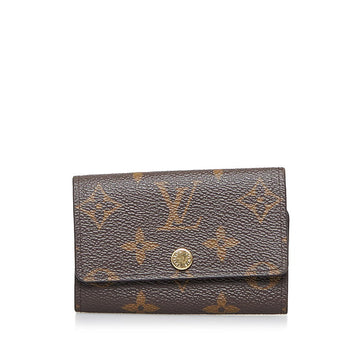 Louis Vuitton Monogram M60701 Keycase PVC/Leather Brown Fushai  Fushai