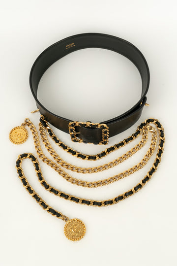 Ceinture en cuir Chanel