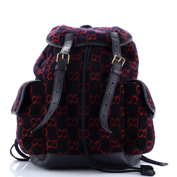 Double Pocket Belt Backpack GG Wool Medium