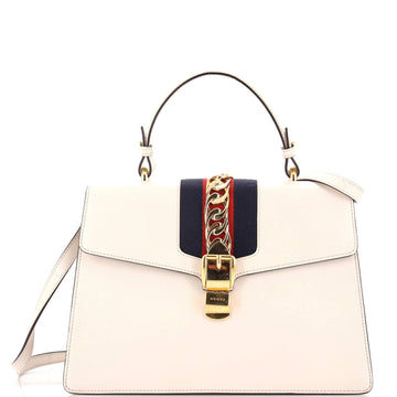 Sylvie Top Handle Bag Leather Medium