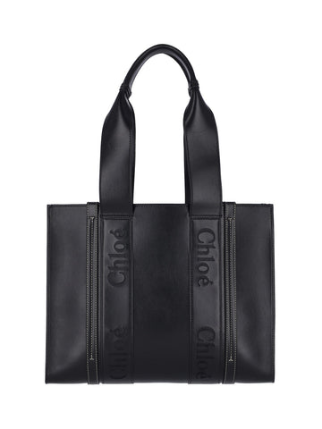 Chloé Women Woody' Medium Tote Bag