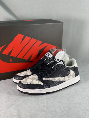 Custom Travis Scott x Fragment x Air Jordan 1 Low TS x LV DM7866-512
