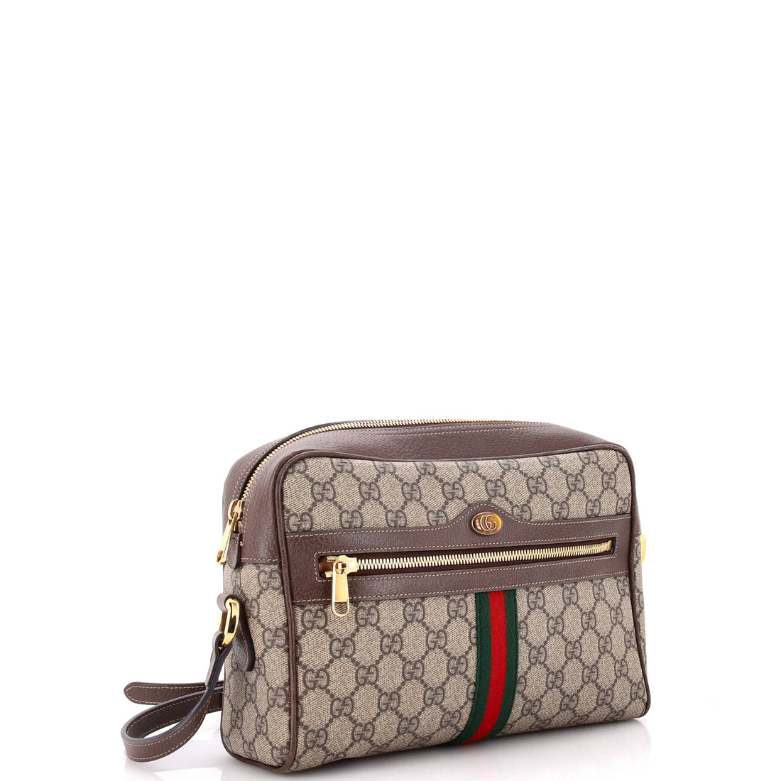 Ophidia Shoulder Bag GG Coated Canvas Small
