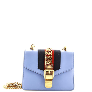 Sylvie Chain Shoulder Bag Leather Mini
