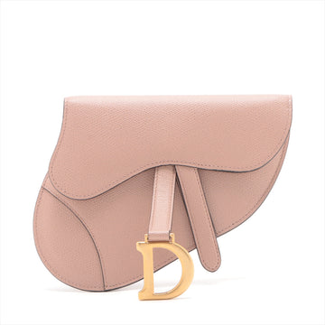 Christian Dior Saddle Leather Waistport Pink