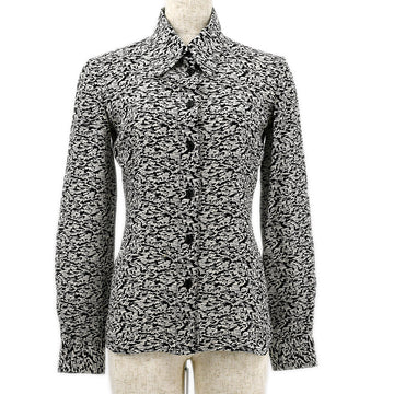 Chanel 2003 cruise city-print silk shirt #34