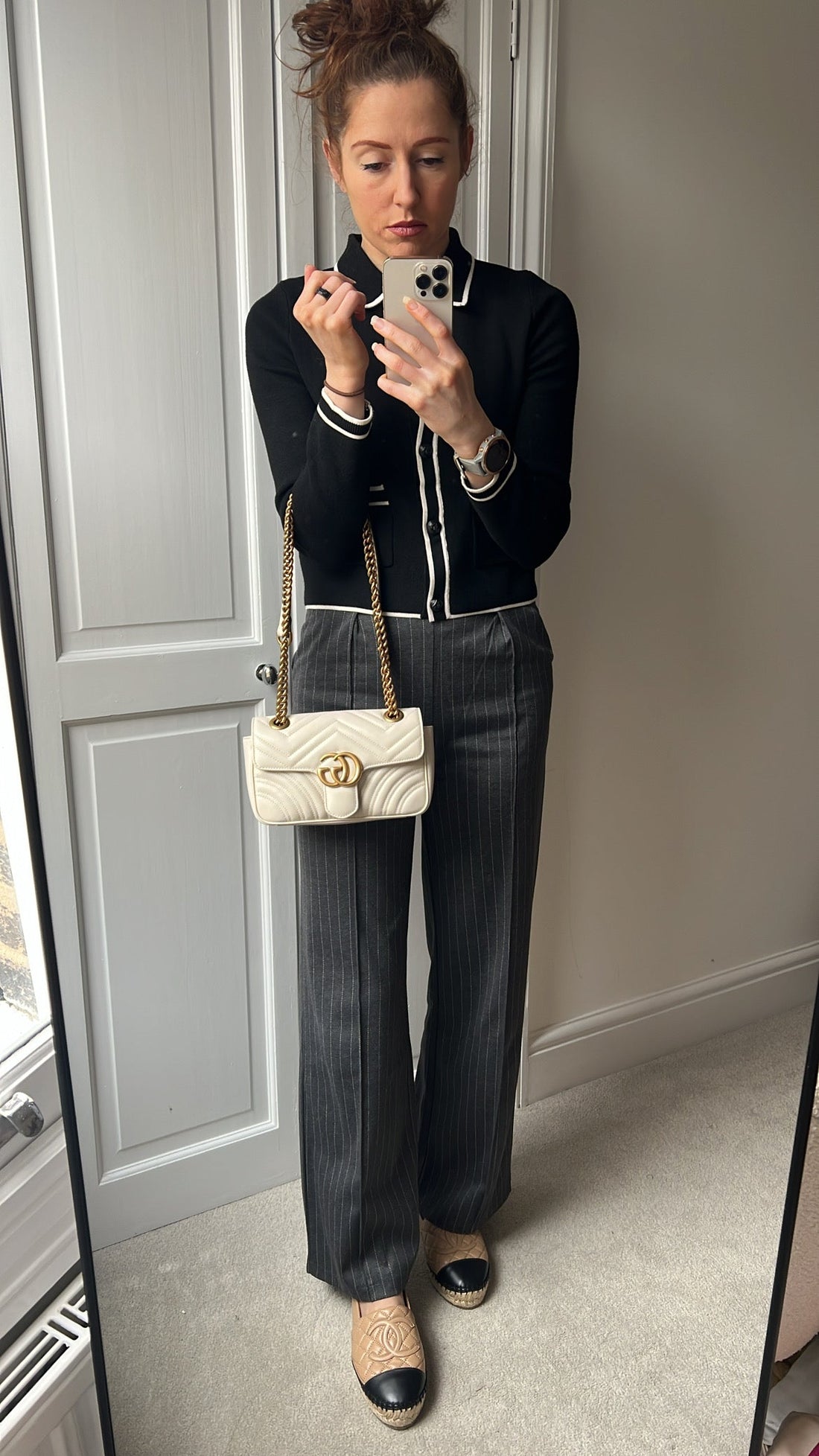 Gucci GG White Marmont Mini Shoulder Bag (RRP £1,890)
