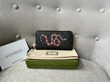 Gucci Kingsnake Supreme Long Wallet
