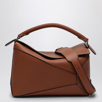 Loewe Puzzle Tan-Coloured Calfskin Bag Women