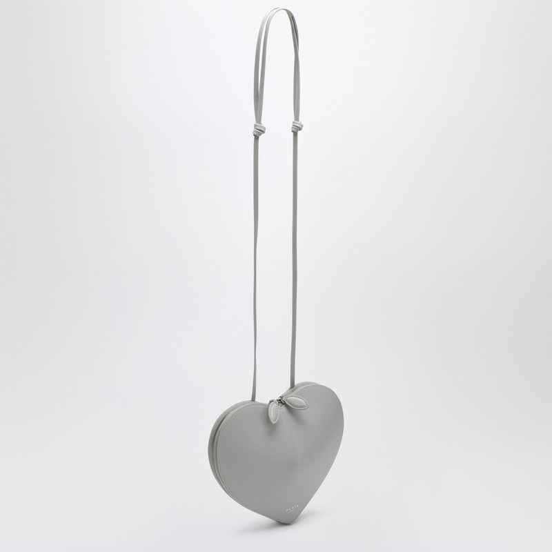Alaia Le Coeur Pearl Grey Leather Bag Women