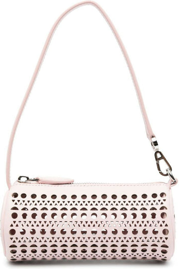 TUBE MINI LEATHER SHOULDER BAG