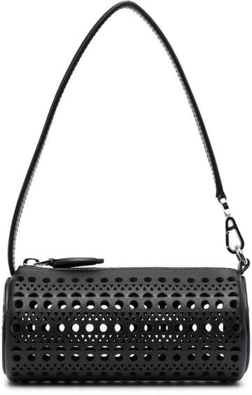 TUBE MINI LEATHER SHOULDER BAG