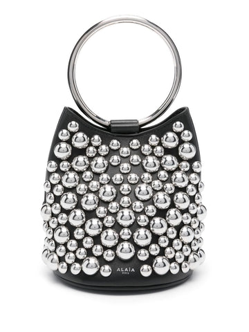 Ring Mini Leather Bucket
