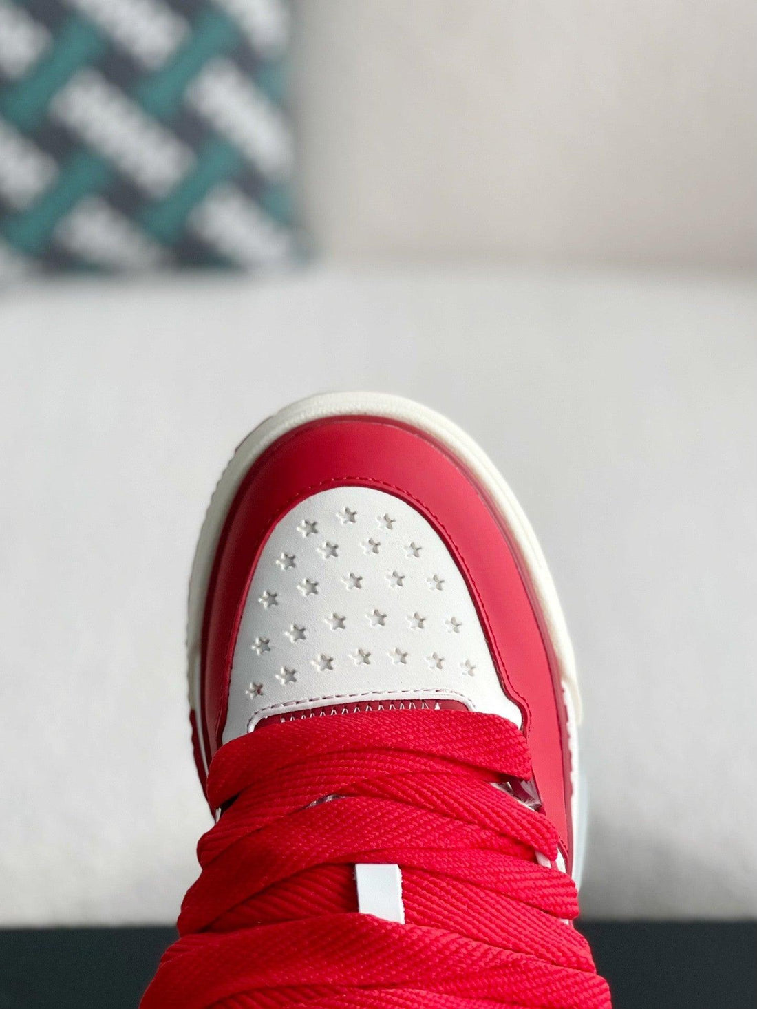 AMIRI Sneakers White Red Sneaker