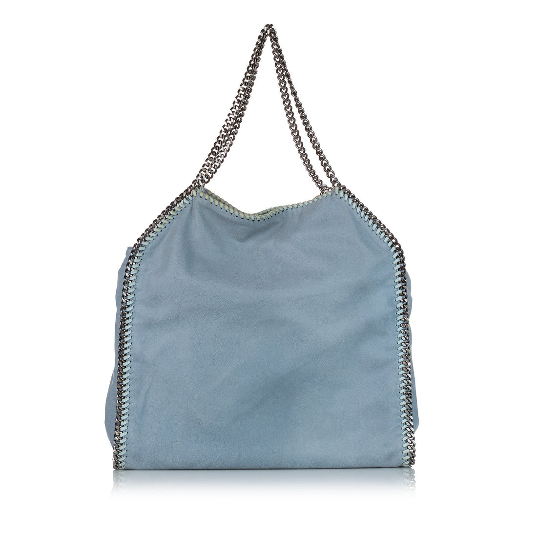 Blue Stella McCartney Maxi Falabella Tote Bag