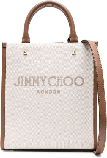 Avenue Tote N/S Canvas And Leather Tote Bag