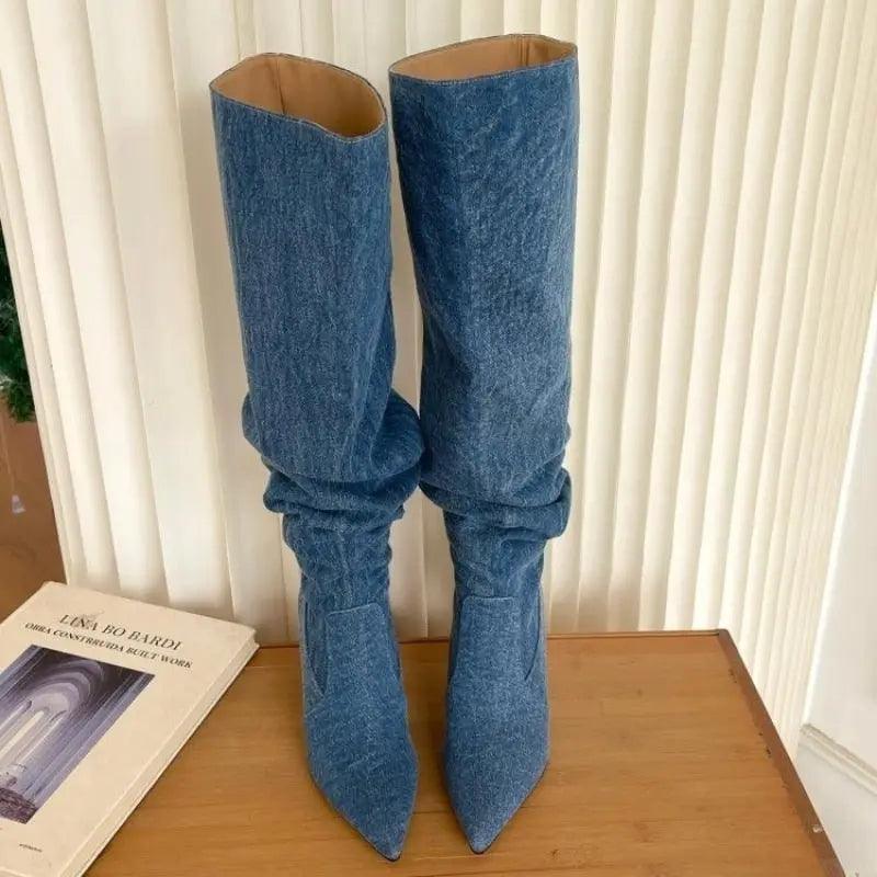 Adele Denim Boots