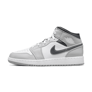 Air Jordan 1 Mid GS 'Light Smoke Grey'