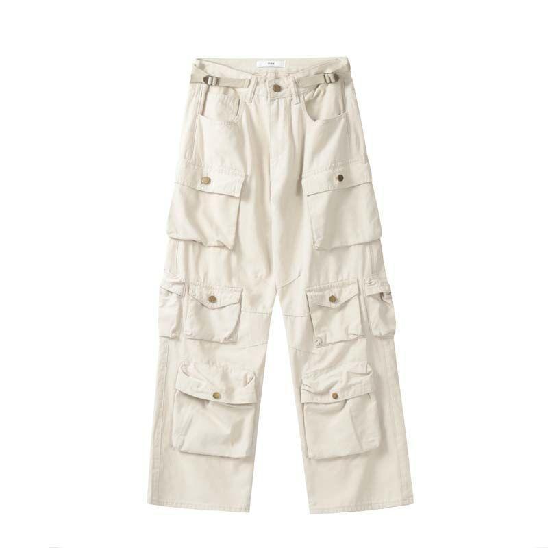 American Retro Multi-Pocket Streetwear Jogger A2432