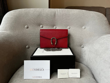 Gucci Dionysus Red Mini Chain Bag (RRP £1340)