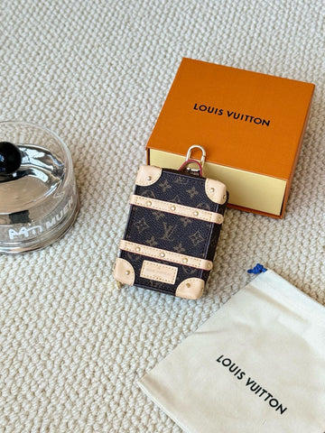 LV Soft Trunk Pouch Bag Charm And Key Holder
