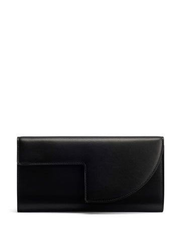 LEATHER CHAIN POUCH HANDBAG