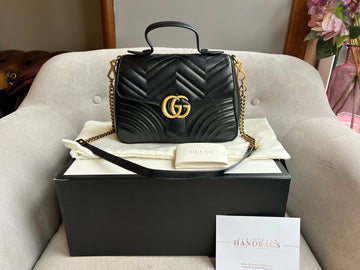 Gucci GG Black Small Top Handle Bag (RRP £2050)