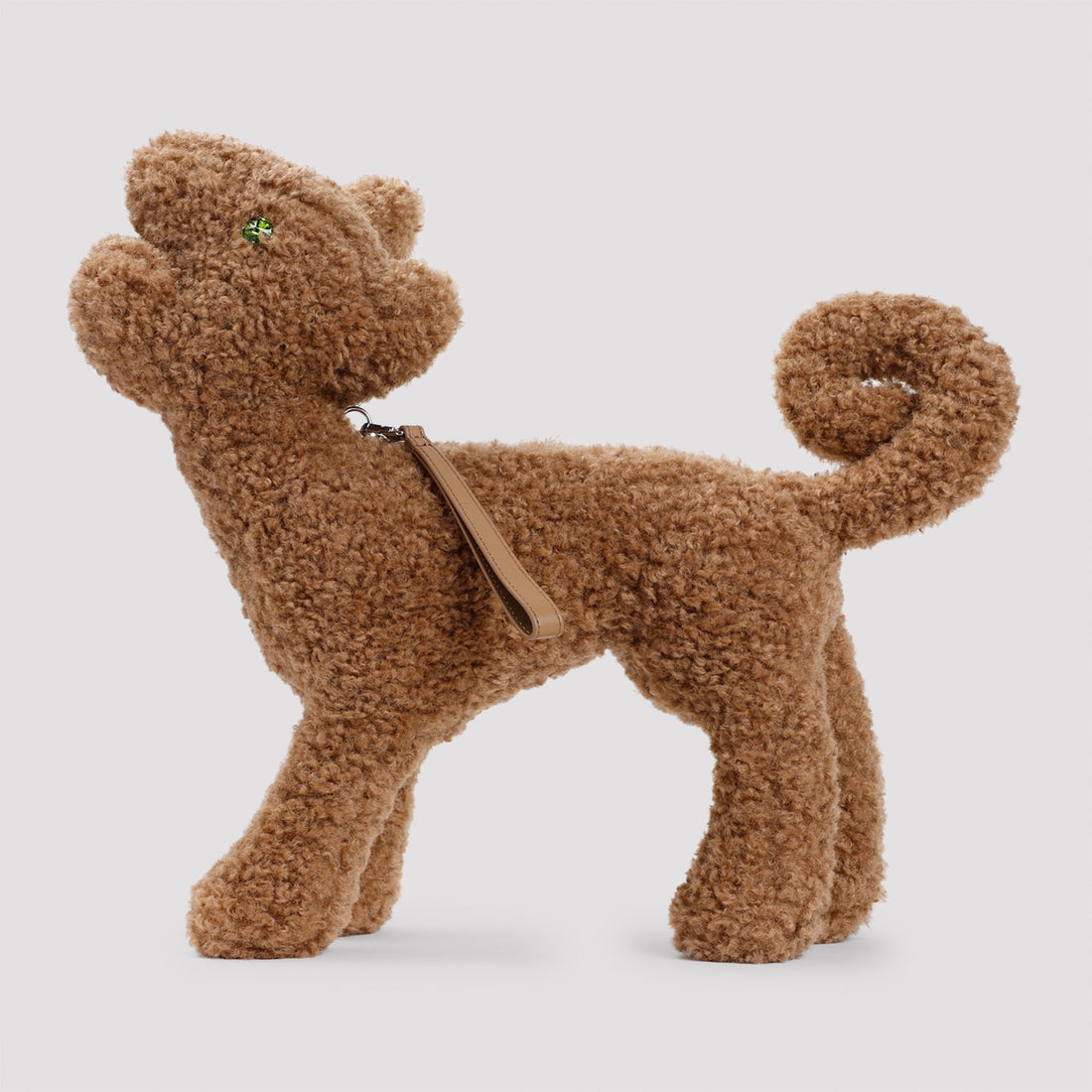 SHEARLING CREATURE CLUTCH BAG