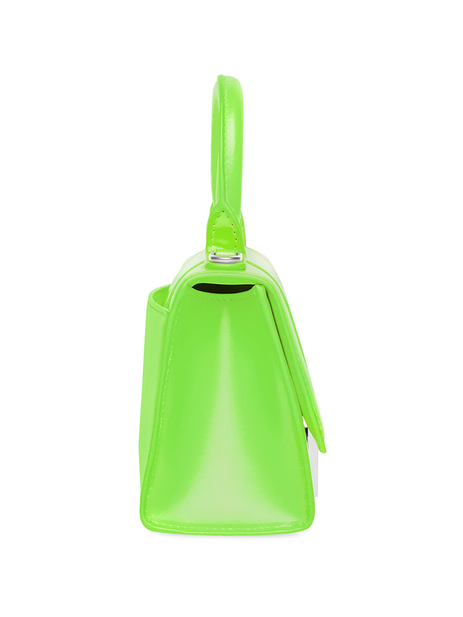 Hourglass XS Handbag Box in Bright Green