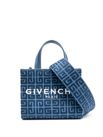 MINI G-TOTE IN 4G DENIM