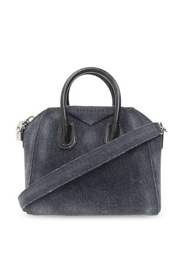 LEATHER ANTIGONA MINI BAG