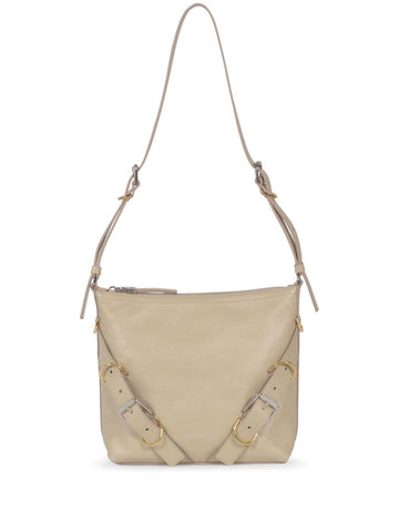 VOYOU SMALL LEATHER SHOULDER BAG
