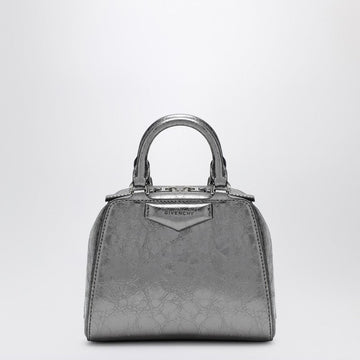 Givenchy Silver Grey Antigona Cube Nano Bag Women