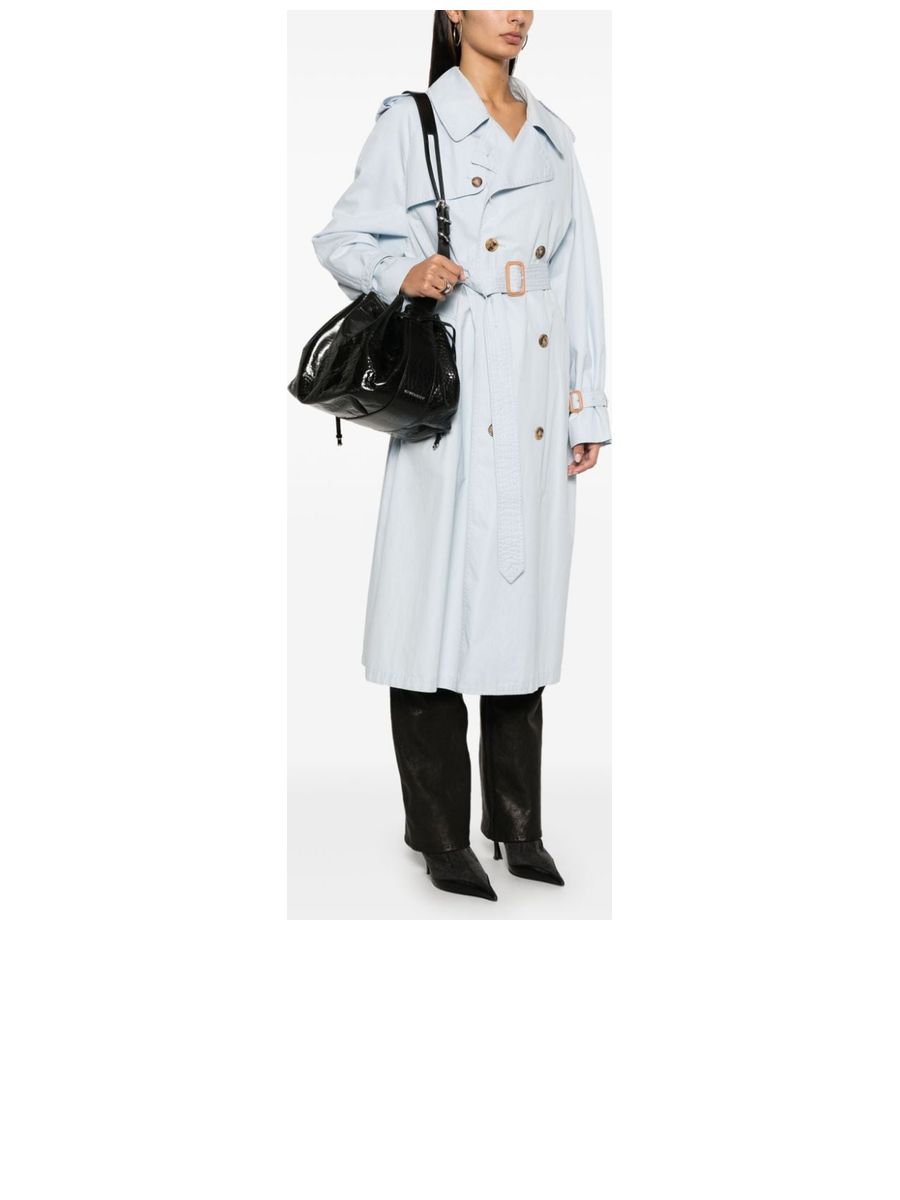 Patent Lambskin Shoulder Bag
