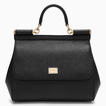 Dolce&Gabbana Large Black Sicily Hand Bag Women